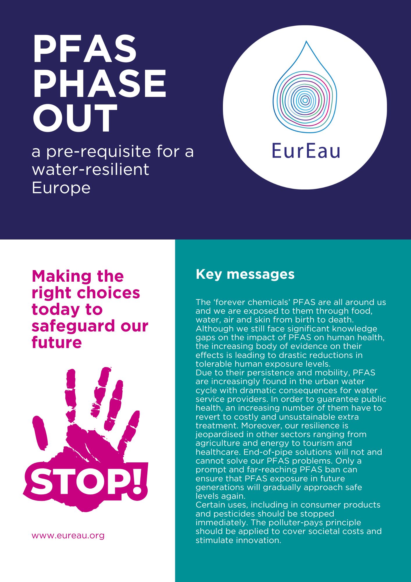 EurEau | PFAS phase out a pre-requisite for a water resilient Europe